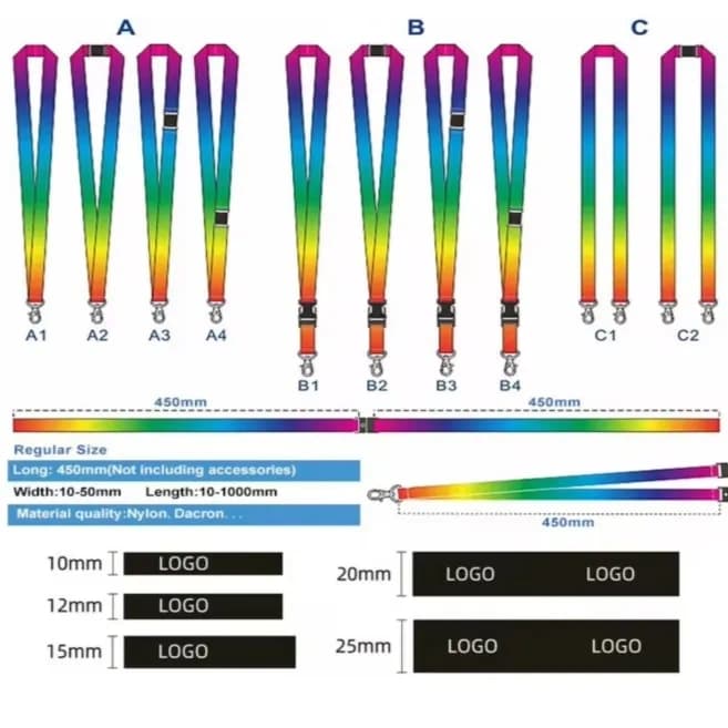 Ribbonprinted pattern AdCard forMedal