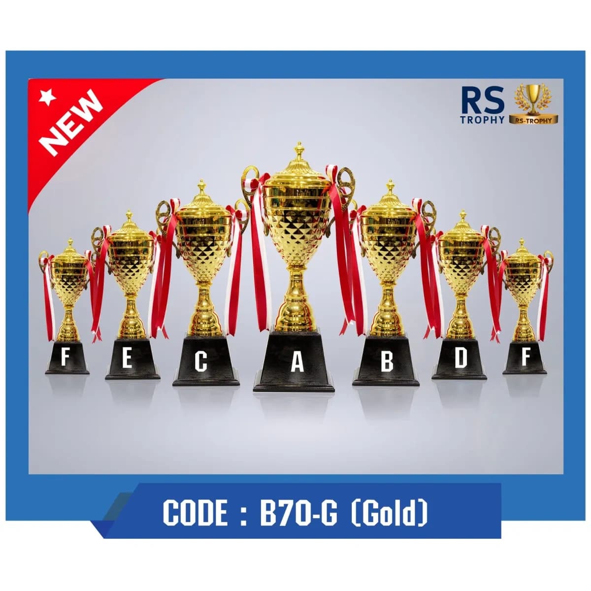 ถ้วยรางวัล B70-G(Gold)