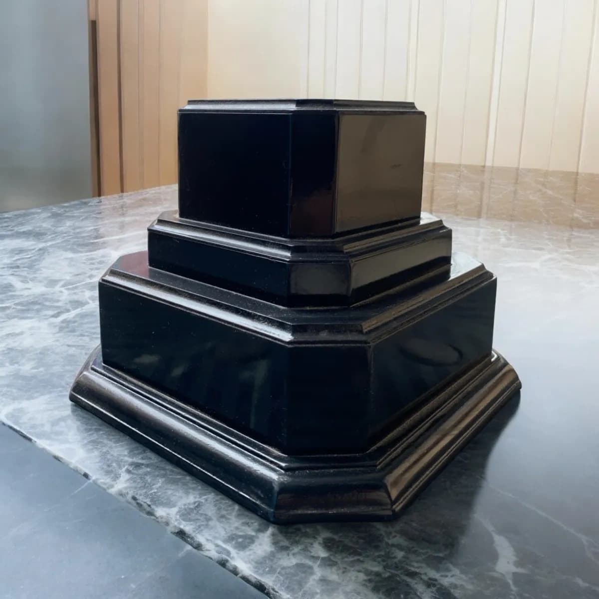 Three-Tier Wooden Base