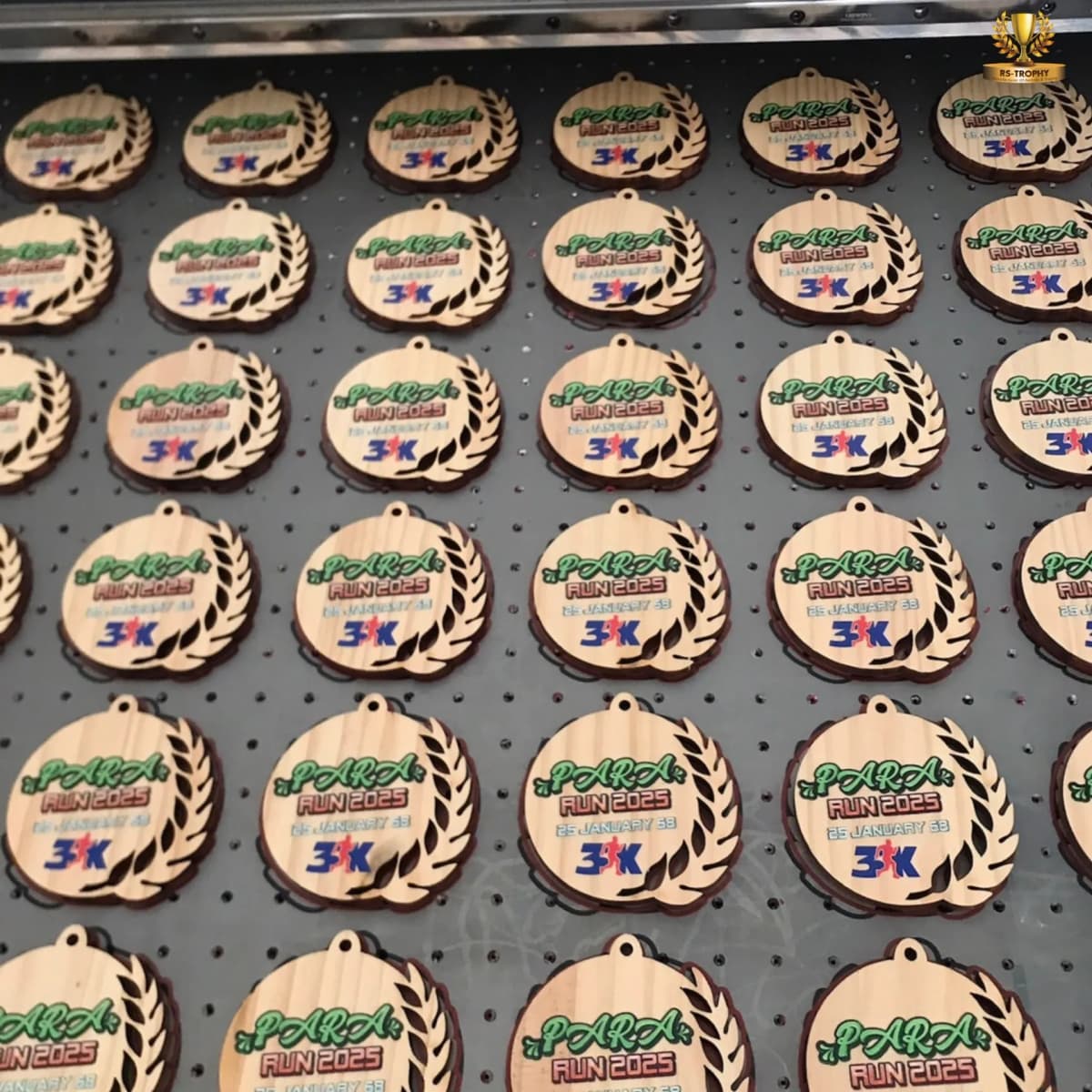 Wooden Medal 4